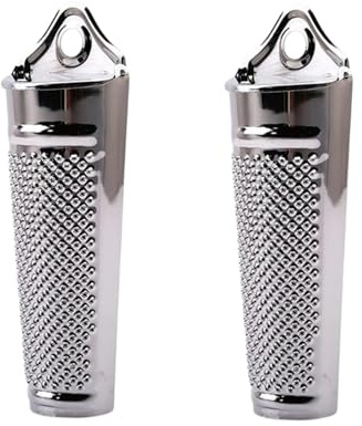 2Pcs Multifunctional Kitchen Stainless Steel Ginger Garlic Nutmeg Grater Nut Walnut Lemon Hand Planer Tool Lemon Professional Kitchen Tool