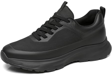 VIBLiSS Sneakers con Zeppa da Piattaforma Unisex, Scarpe con Suola Antiscivolo E Rialzo di 6,5 Cm, Scarpe da Passeggio con Lacci per Uomini E Donne