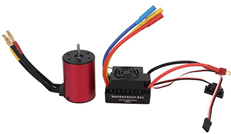 Moteur brushless et variateur pour voiture RC 1/10, étanche, protection basse tension, ensemble moteur brushless et variateur RC