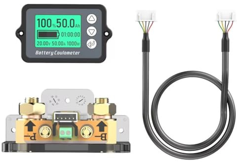 Ehwisbe TK15 350A(0-500A) Coulomb Meter Vehicle Battery Capacity Tester for E-Bike/Balance Car/Cleaning Machine