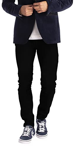 Men's Boy's Regular Fit Straight Leg Casual Cotton Classic 5 Pocket Heavy Duty Work Denim Trousers Denim Pants All Waist Sizes Basic Denim Jeans - Discontinued Colours