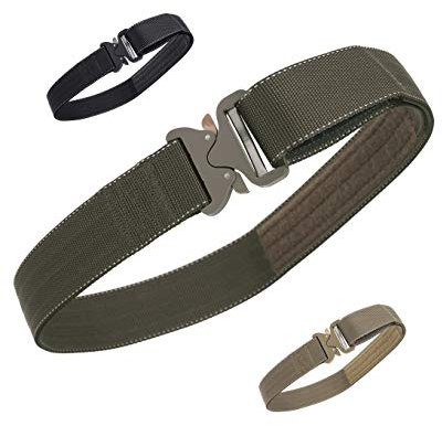 md-textil Dienstgürtel Cobra (Steingrau Oliv, G6 105cm-115cm)