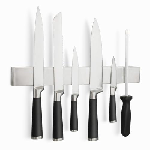 Professioneller Magnet-Messerleiste, 40,6 cm, Edelstahl, Messer-Magnet-Rack, Stabhalter