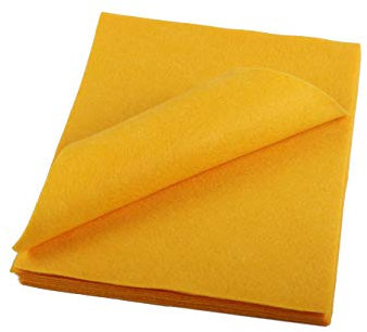 YYCRAFT Craft Weiche Filzbögen, 22,9 x 30,5 cm, Hellgelb, 24 Stück