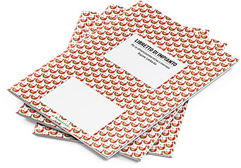 Libretto impianto caldaia climatizzazione estiva e invernale Regione Lombardia - CONF. da 10 PEZZI - A4 (21x29,7 cm) (Standard)