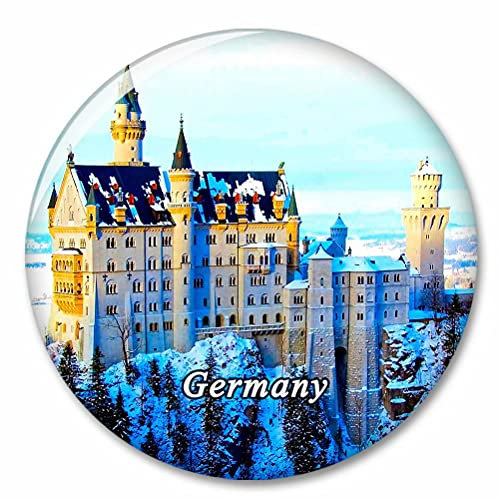 Deutschland Schloss Neuschwanstein Bayern Kühlschrank Magnete Dekorative Magnet Flaschenöffner Tourist City Travel Souvenir Collection Geschenk Starker Kühlschrank Aufkleber