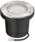 ledscom.de Bodeneinbauleuchte BOFU für außen, IP67, schwenkbar, edelstahl, rund, 150mm Ø; inkl. GU10 LED 630lm warmweiß
