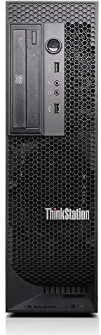 Lenovo ThinkStation C30 Desktop Computer - Black, 16GB RAM, 512GB SSD, Intel Core i7, Windows 11 Pro