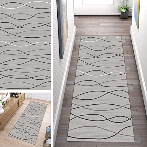 ZUZEKU Gris Alfombras Cocina Lavable Antideslizante por Metros Alfombrilla de Pasillos Alfombra de Baño Medida Alfombras Cocina Corredor Dormitorio Salón Cuarto (Color : Color, Size : 50x150cm)