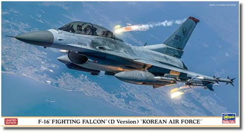 Hasegawa 607512-1/48 F-16 Fighting Falcon, Korean Air Force - Maßstab 1:48