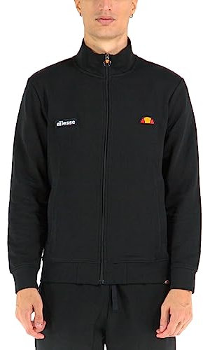 Ellesse Sweat à fermeture éclair Micro Logo Homme Track Top, Noir , L