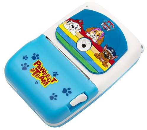 Paw Patrol Kinderkamera mit lustigen Filtern - Digitalkamera für Kinder ab 4 Jahre mit sofort Funktion zum Bilder ausdrucken - Kinder Kamera, Fotoapparat für Mädchen & Jungen