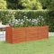 INLIFE Hochbeet Grau 240x80x77 cm Cortenstahl,19.84kg,151961