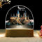 Regalos Harry Lámpara Personalizada Infantil - Regalos Originales magia hermione merchandising para bebes niños adultos Lampara de mesita de noche Regalos (H0GWARTS)