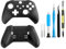 OEM Front and Back Housing Shell Replacement Kit for Xbox Elite Series 2 Controller - Includes Faceplate, Grip Cover, and Repair Tools (Black)