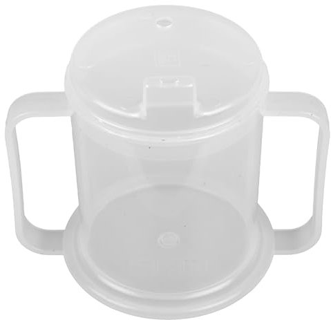 GIMA Bicchiere con manici per una presa più sicura, in plastica robusta e resistente, 28967