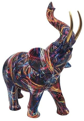 Lesser & Pavey Elephant Home Decor Supernova Animal Figurine | British Design, Artistic Finish, Animal Ornaments, Freestanding Display, Collector Accent, Decorative Collectible