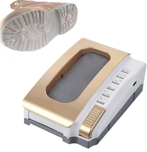 Kit de Cepillo Limpiador de Zapatos, máquina limpiadora de Suelas, máquina automática for Cubrir Zapatos, Cepillo Limpiador de Botas for Exteriores, Equipo Inteligente for pulir Zapatos con inducción