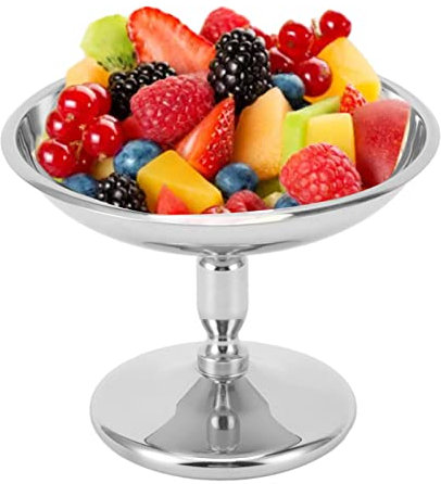 Vintage Ice Cream Bowl, Ice Cream Cup, 304 Stainless Steel Dessert Cup, Durable Dessert Bowl, Reusable Desert Cups for Fruits, Pudding Milk Mousse Ice Cream Cup Bowl for Cafe