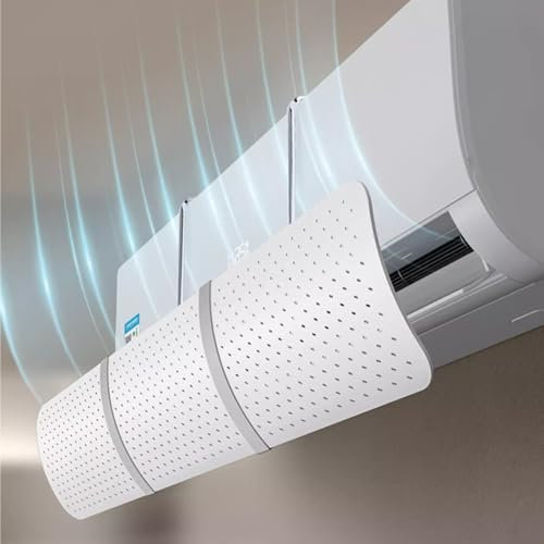 HJYryhyfddply Klimaanlage Split Windabweiser, Verstellbarer Klimaanlagenabweiser, Hilft Bei Der KüHlung/Heizung Der Luftzirkulation, Verhindert Direkte Windabweiser
