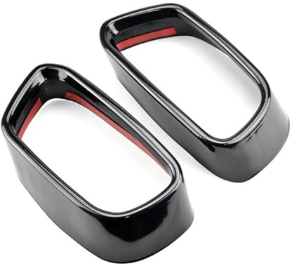 Auspuffblende Auto Edelstahl Für X5 F15 Für X6 2014-18 Auto Schwanz Schalldämpfer Auspuffrohr Ausgang Abdeckung Teile (für Version) Schalldampf Endrohr (Farbe : Gloss Black)