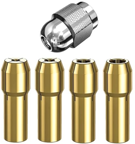 WANZHI [Replacement] 4485 Spannzangen for Dremel, 4 for Spannzangen und for Spannzangen for Dremel 200, 285, 300, 3000, 395, 398,4000, 4300 for Multi-für Rotationswerkzeuge