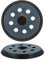 COMVASTARS 2 Pièces 125mm Disques de ponçage à 8 trous Remplacement Orbitale à Crochet et Boucle pour Makita BO5010,BO5010,5030,5031,5041 pour DeWalt 151281-08 DW4388.