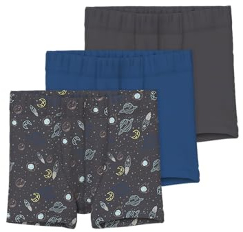 Name IT Jungen Nmmtights 3p Iron Space Noos Nmmtights 3P Iron Space Noos (3er Pack)