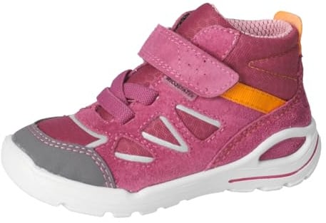 RICOSTA Mädchen Stiefel Active, Kinder Boots, Weite: Mittel, lose Einlage, RicostaTEX, Klettstiefel, Booties, Leder, Fuchsia (360), 31 EU