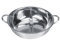 HAOHIZE Stainless Steel Hot Pot with Divider,Thick Stainless Steel Hot Pot Two Flavor Separation Induction Cooker Usable (34cm/13.4in)