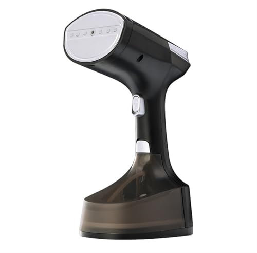 FREVEX Dampfbügelstation, Dampfdruck Variabler Dampf, Dampfgarer für Kleidungsdampfer, Vertikale(Black)