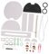 QUMIIRITY 1 Satz Handgewebte Taschen Diy-pu-beutelmaterial Taschen-diy-material Zubehör Zur Herstellung Von Pu-beuteln Diy-taschenmaterial Süße Lieferungen Diy Taschenzubehör Black Eisen