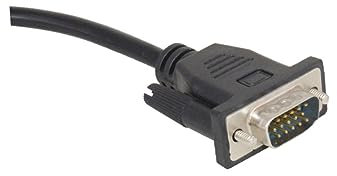 OSALADI Adaptateur Vga Convertisseur Vga Adaptateur Vga Au Câble Vga Court Au Câble Vga Câble 1080p Black