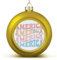 Goldene Amerika-Flagge, Weihnachtsball-Ornament – Amerika-Flagge, Weihnachtskugel, hängende Ornamente, Andenken, Souvenir für Weihnachtsbaum, Dekoration, saisonale Feiertagsparty-Zubehör