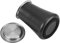 304 Stainless Steel, Coffee Powder Sieve Sifter Home Hand Pushed Coffee Fines Sifter Container Filter CupSanding Color Sifters Fine Pot L Accessories 1 (Black)
