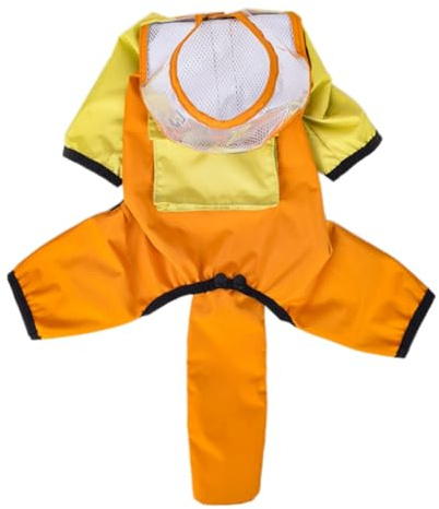 Gvvsjgdbis Waterproof Dog Raincoat with Transparent Hooded Jumpsuit, Pet Clothing for Dogs and Cats,DurableWeatherproof Jacket XL