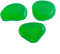 Glow In The Dark Pebbles, 50 Pcs Luminous Stones for Garden Walkway Aquarium Fish Tank Decoration 2-3cm(Green)
