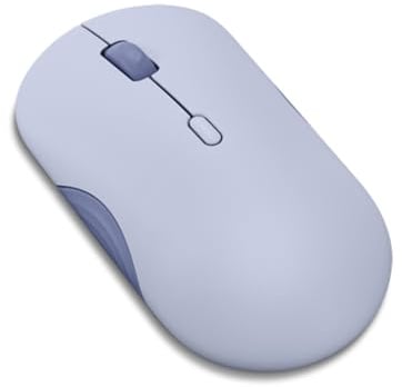 Lenovo 350 - Mouse silenzioso Bluetooth (ottico a infrarossi, ergonomico, ambidestro, pulsanti programmabili, ruota dinamica, 3 livelli di dpi, x1 batteria AA, facile cambio a 2 dispositivi) UVA