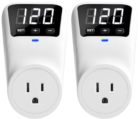 Voltage Stabilizers Surge Protector, Fireproof UL94V-1 Wall Mount for Refrigerator, TV Appliances, Real-Time Monitoring and 80V Custom Voltage