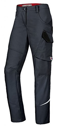 BP 1981-570-56 Schmale Arbeitshose für Damen - Schlanke Silhouette - Stretchmaterial - Elastischer Bund - 65% Polyester, 35% Baumwolle - Lange Passform - Größe: 42l - Farbe: anthrazit