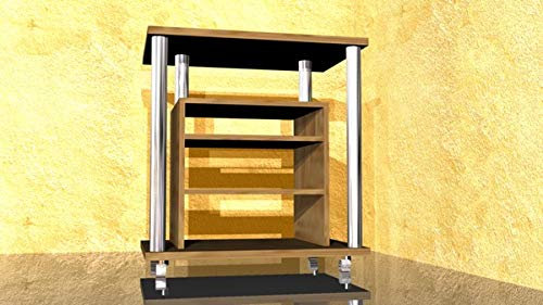 Mabel srl Carrello Porta TV 911 Noce o Noce scuro, L 72 cm x P 45 cm x H 75 cm (Noce)