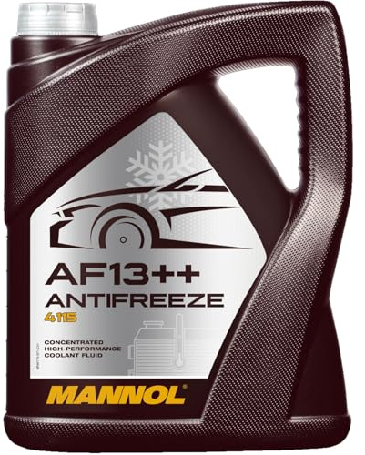 MANNOL 4115 Antifreeze AF13++ Kühlerfrostschutz Konzentrat G13, 5L | Erfüllt SAE J1034 und ASTM D3306, freigegeben für VW TL 774 G, MAN 324 Si-OAT, MB 325.5, mit starkem Korrosionsschutz