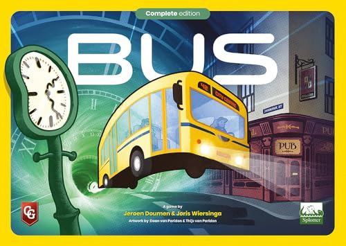 Capstone Games | Bus Complete Edition | Board Game for 3 to 5 Players Ages 12 and Up | English Version