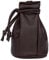 STILORD 'Niklas' Vintage Bourse en Cuir avec Liens Etui Retro Portefeuille Porte-Monnaie Porte Clé Coin Purse Cuir Véritable, Couleur:Cognac - Marron foncé