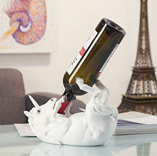Wine Bottle Holder/Unicorn Wine Rack/Resin Crafts Wine Rack/Unicorn Statue Figurines Decorations/Fantasy Gifts for Wine Lovers
