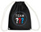 Spreadshirt Die Drei Fragezeichen Team Drei Fragezeichen Turnbeutel, One size, Schwarz