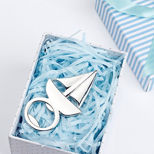 Gifts UK® 1-10pc Novelty Silver Sailing Boat Metal Bottle Openers for Beer Wedding Party Gift 1 pk