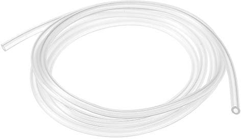 sourcing map PVC Hose Tube, 2mm(0.07) ID x 4mm(0.15) OD 1.5m/4.9ft Clear Vinyl Tubing, Plastic Flexible Water Pipe
