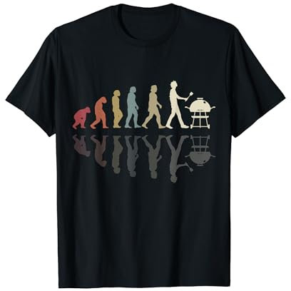Grill Evolution Vintage Grilling Grill King Grill Master BBQ T-Shirt