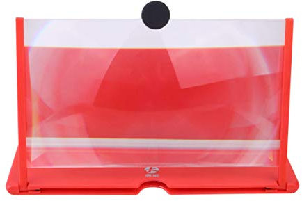 UKCOCO Handy-bildschirmlupe Mit Zoom-funktion Telefonständerhalter Zum Ansehen Von Filmen Lesen Von Zeitungen Kompaktes Design Für Unterwegs